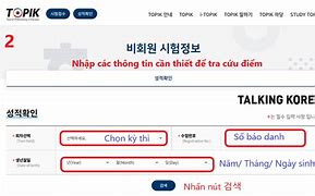 Hướng Dẫn Xem Điểm Thi Topik Online 2024 Tại Nha Trang